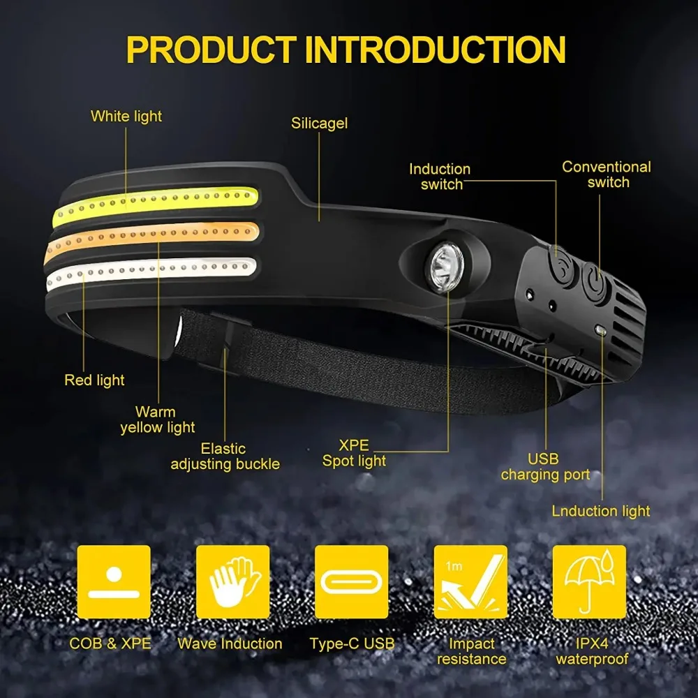 Rechargeable COB LED Induction - Fish Finder Battery avis et prix
