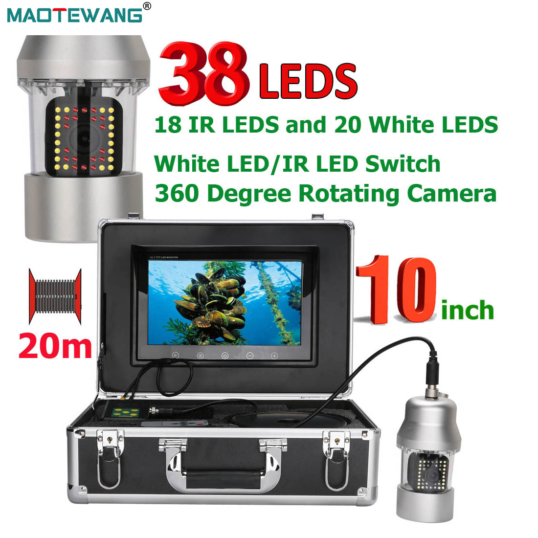 MAOTEWANG Underwater Fishing V - Fish Finder Cable avis et prix