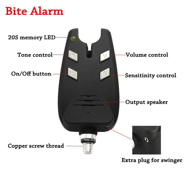 JSFUN 3PCS Carp Fishing Alarm  - Fish Alarm avis et prix