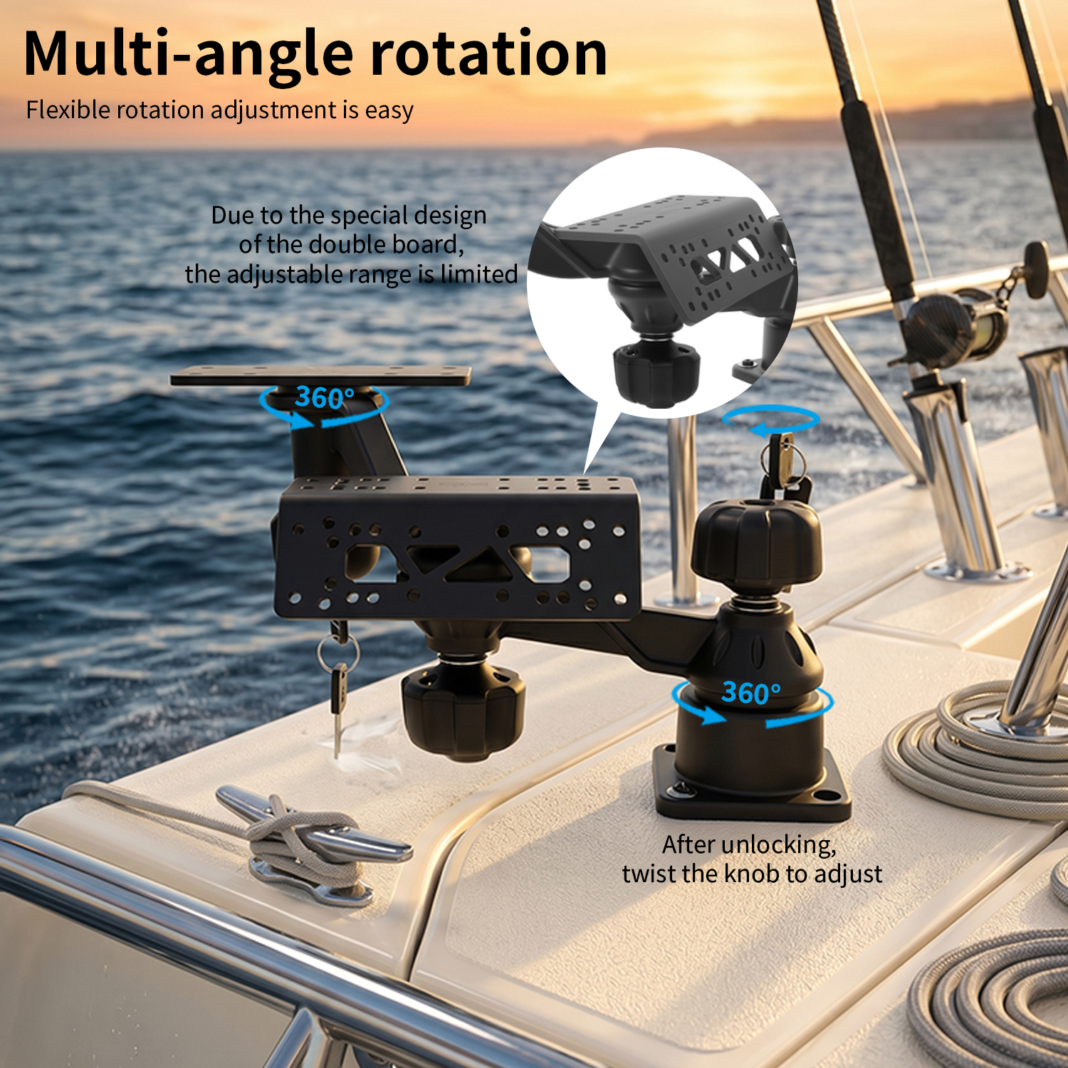 VINmounts 3-Display Fish Finde - Fish Finder Mount avis et prix