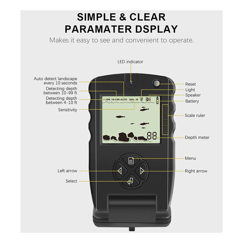 New Portable Fish Finder, Ice  - Fish Finder Portable avis et prix
