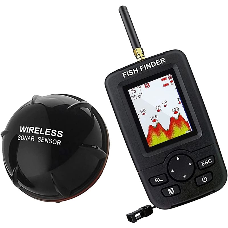 Wireless Sonar Fish Finder, Po - Fish Finder Portable avis et prix
