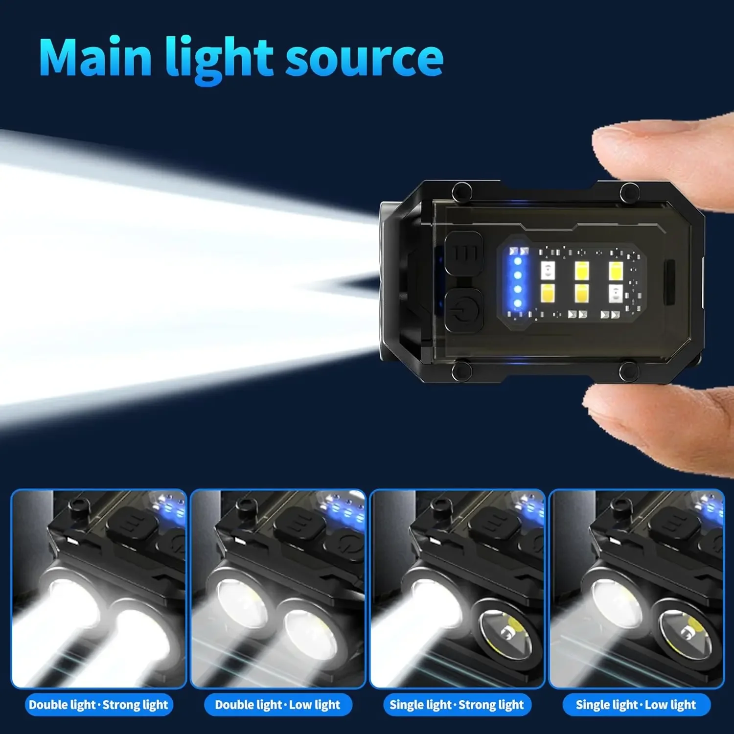 Clip-On Flashlight Rechargeabl - Fishing Light avis et prix