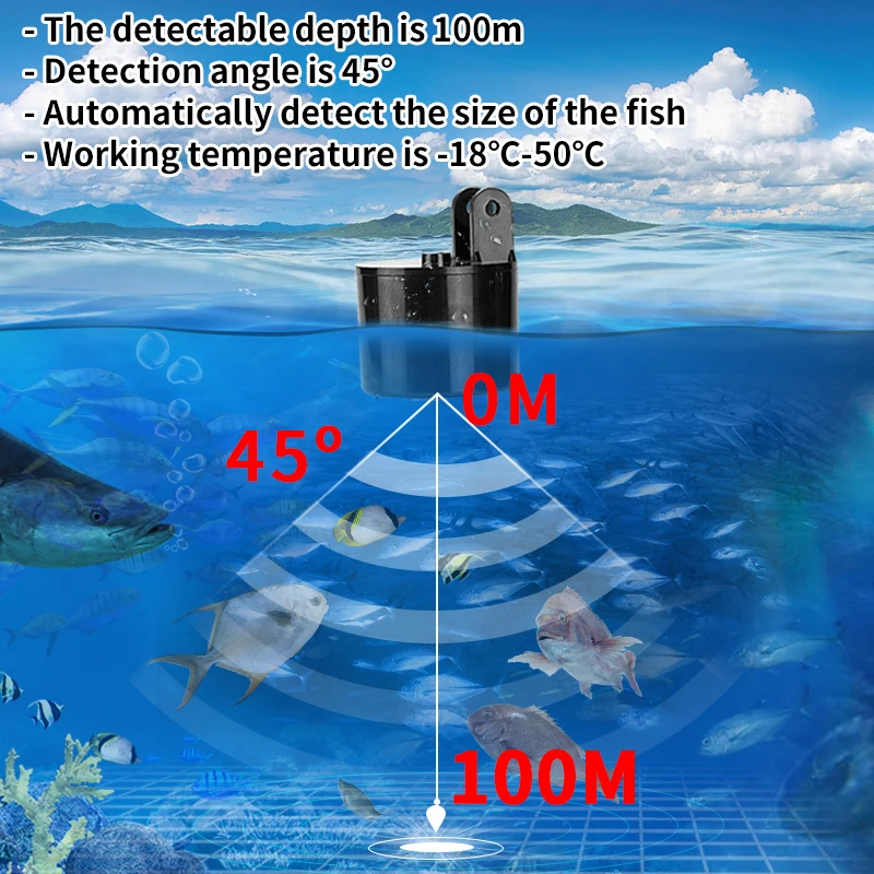 Alarm 100M Portable Sonar Fish - Fish Finder Portable avis et prix