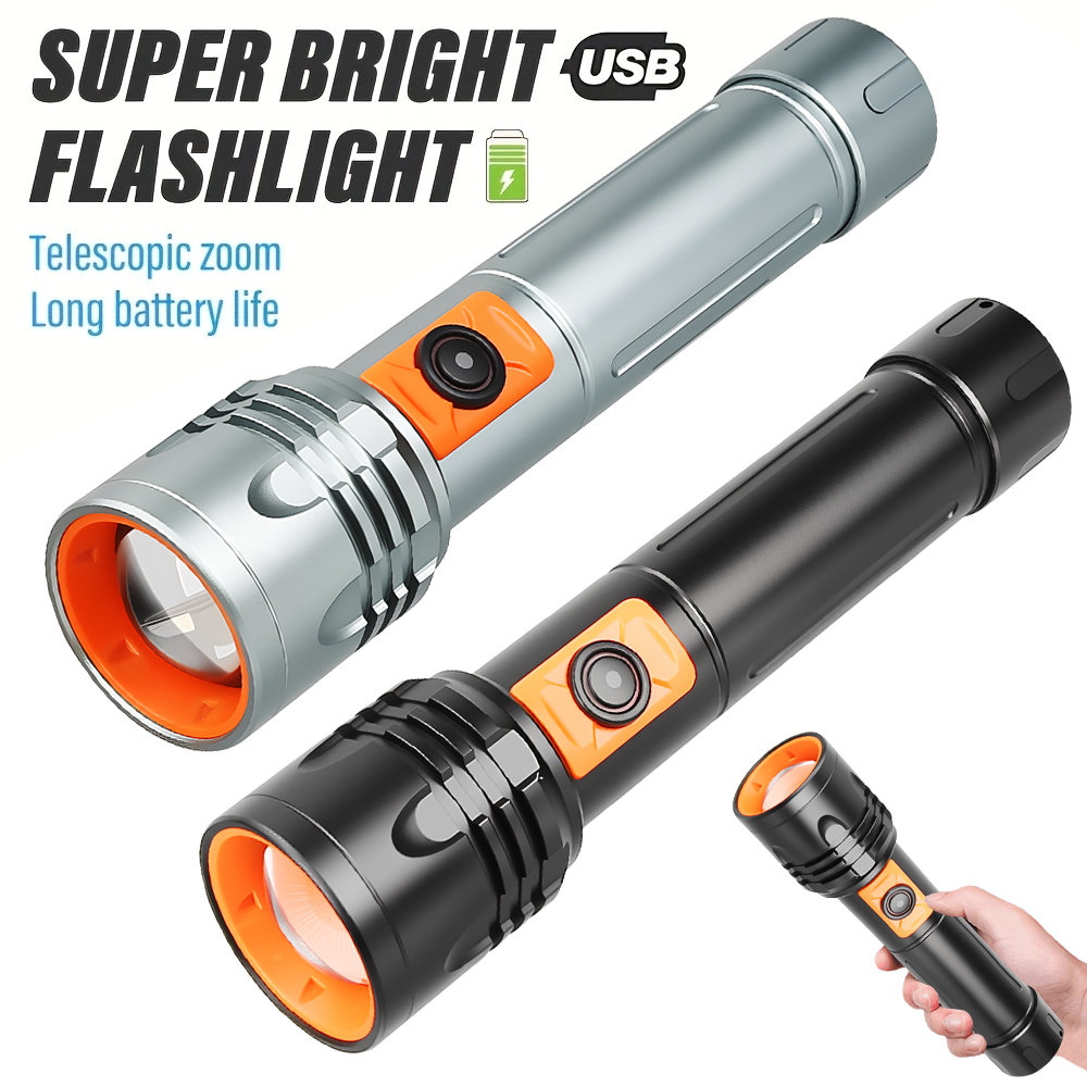High Power LED Flashlight USB  - Fishing Light avis et prix