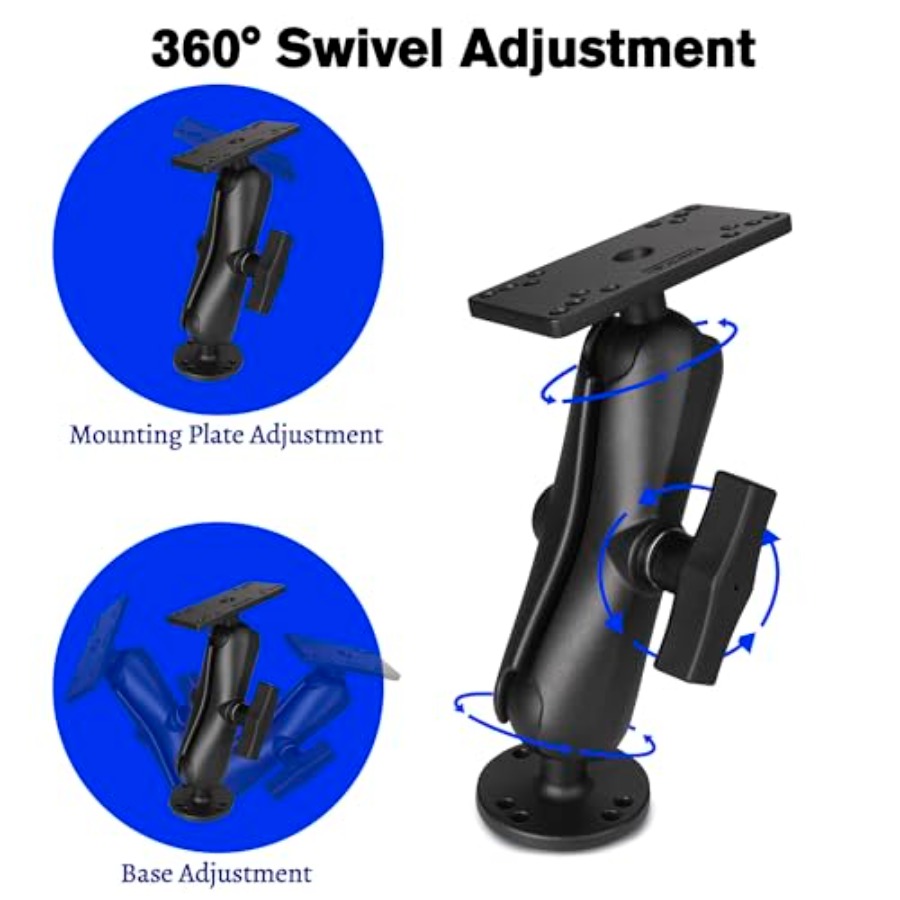 Kayak/boat fish finder mount:  - Fish Finder Mount avis et prix