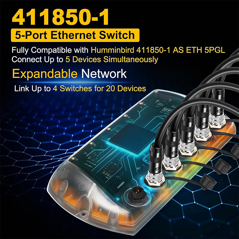 411850-1 AS ETH 5PGL Ethernet  - Fish Finder Cable avis et prix