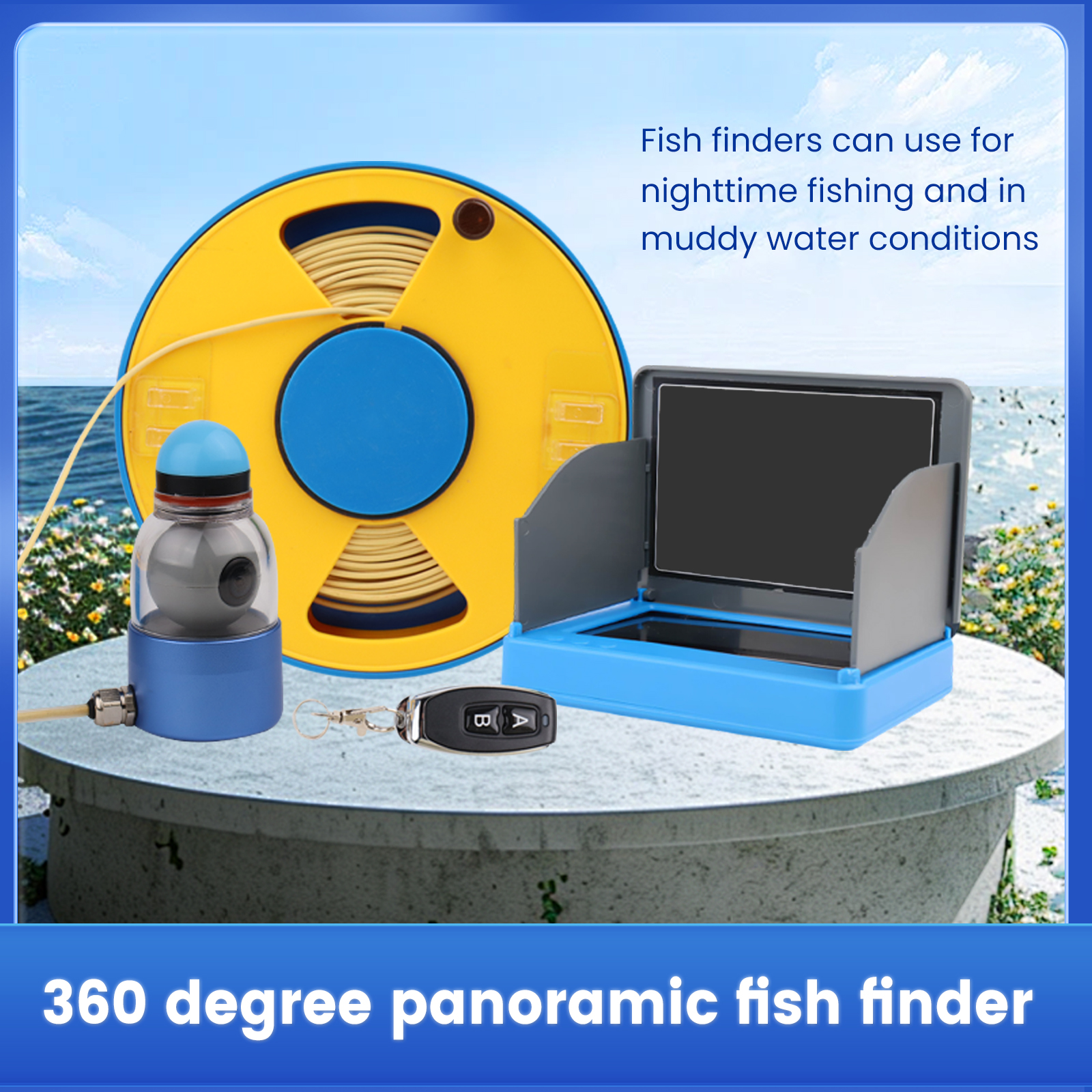 WIFI 360° Underwater Fishing C - Fish Finder Portable avis et prix