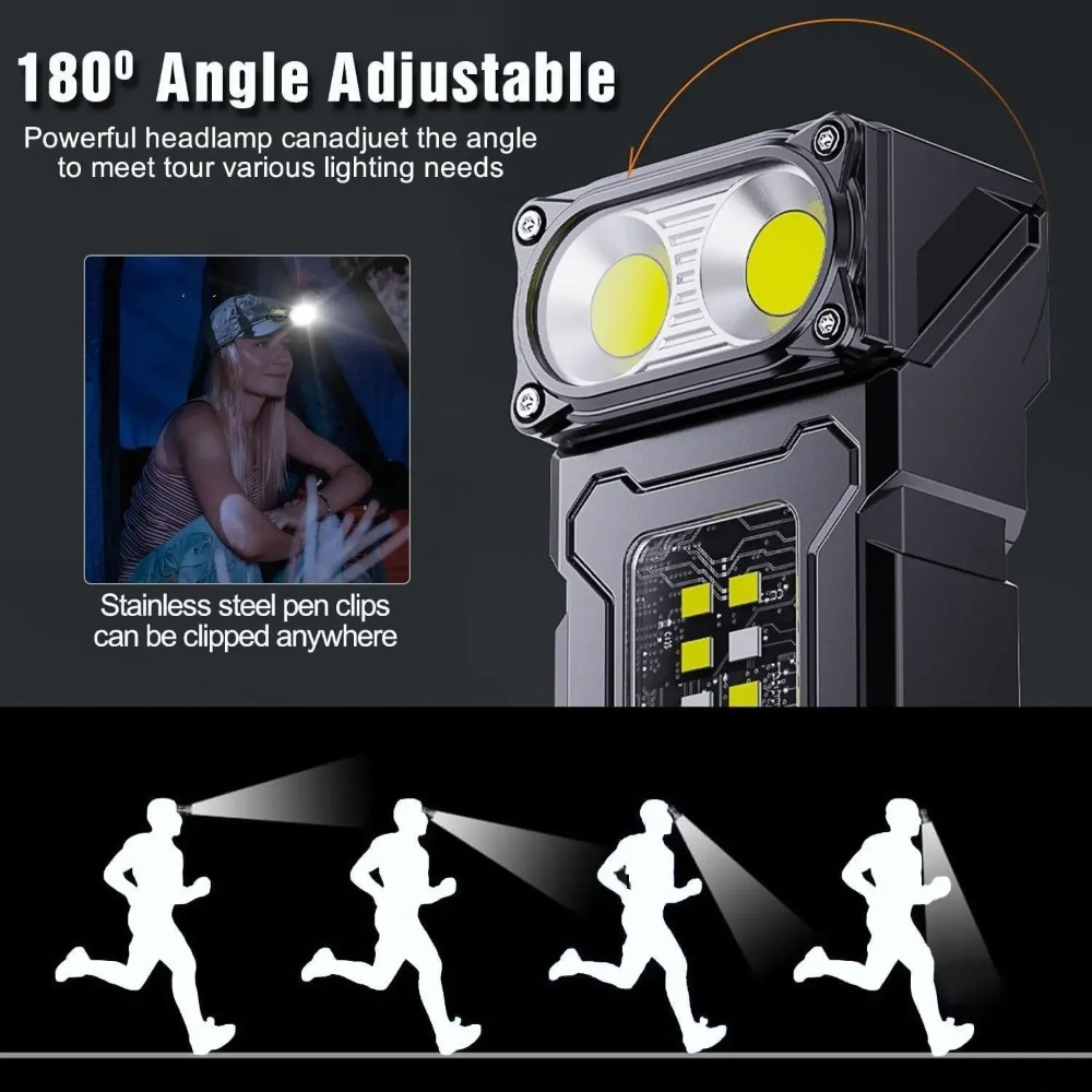 180° Rotatable LED Flashlight  - Fishing Light avis et prix