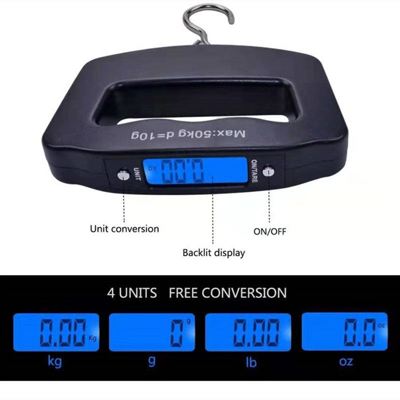 50kg Digital Fishing Scale Han - Fish Finder Battery avis et prix