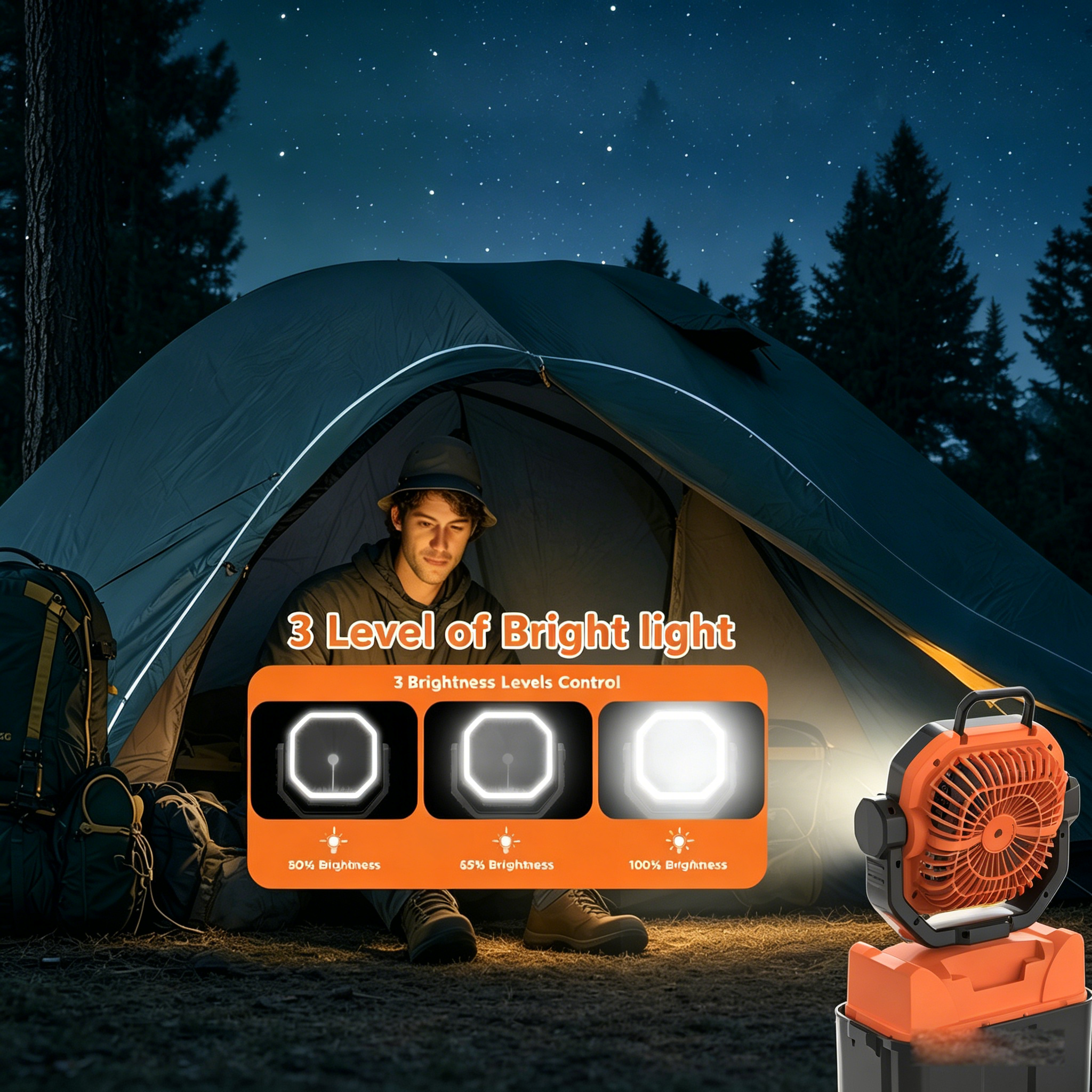 30000mAh Spray Camping Fan wit - Fish Finder Battery avis et prix