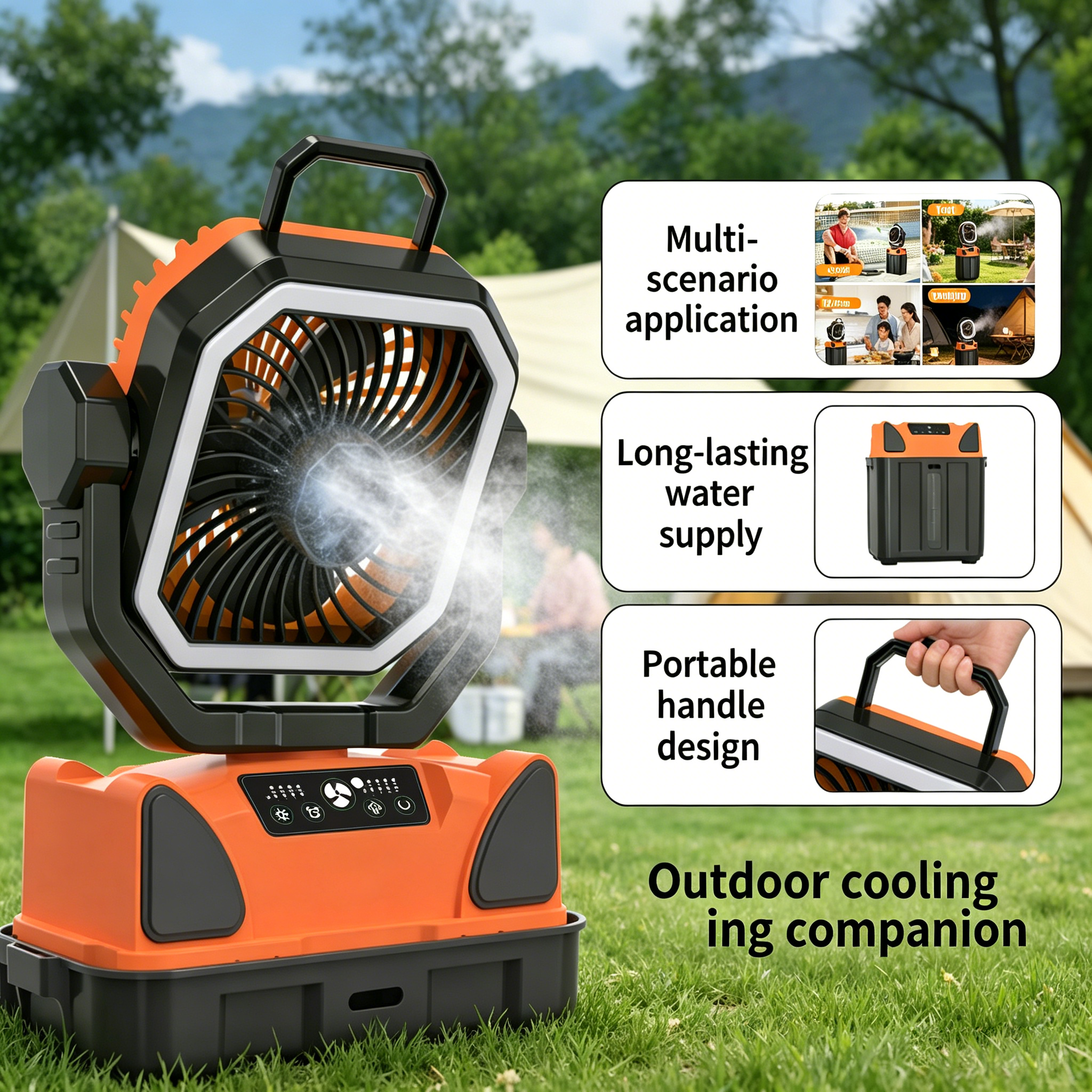 30000mAh Spray Camping Fan wit - Fish Finder Battery avis et prix