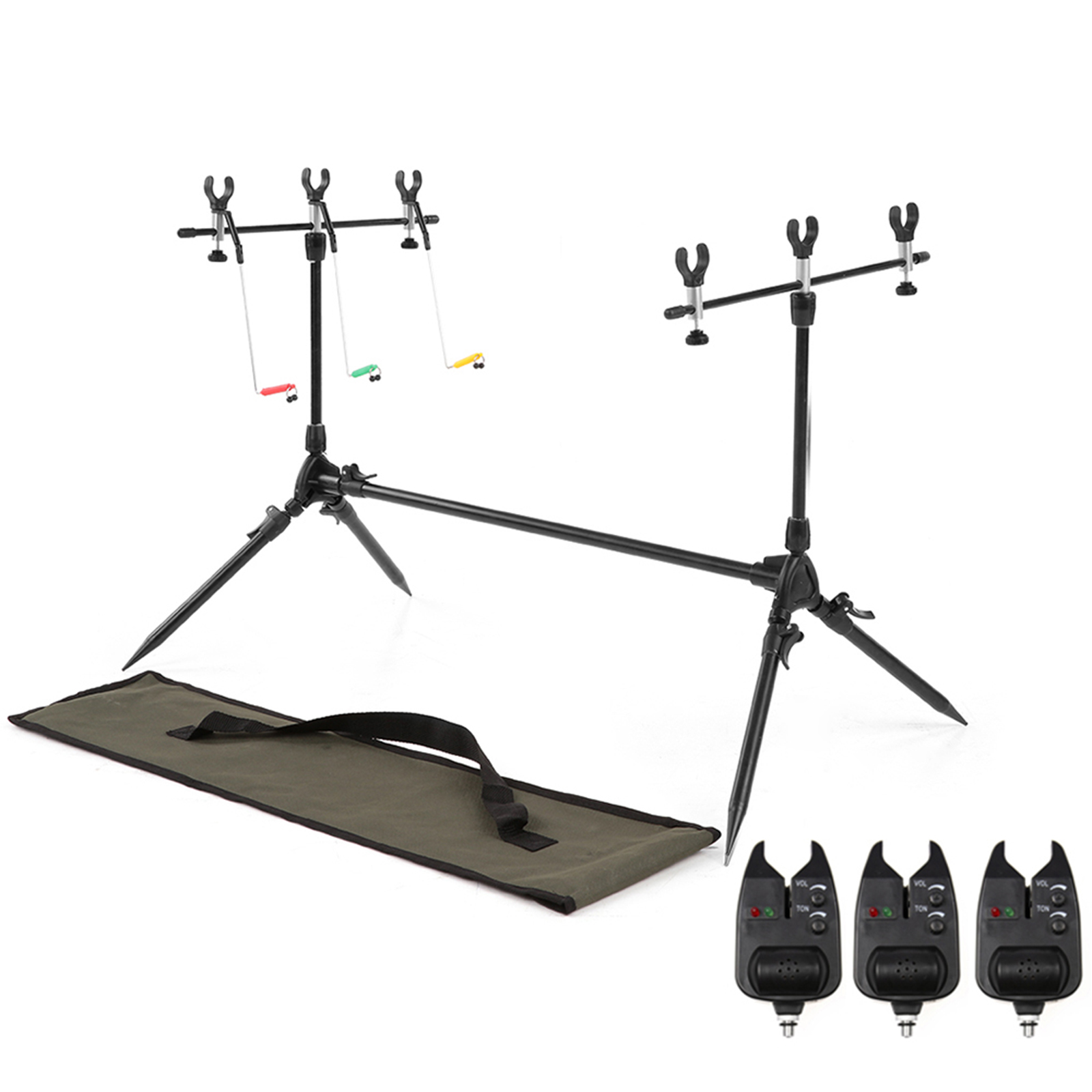 Lixada 3-in-1 Fishing Rod Pod  - Bite Indicator avis et prix