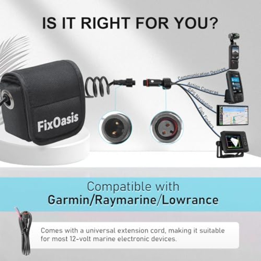 12V Lithium-Ion Fish Finder Ba - Fish Finder Charger avis et prix