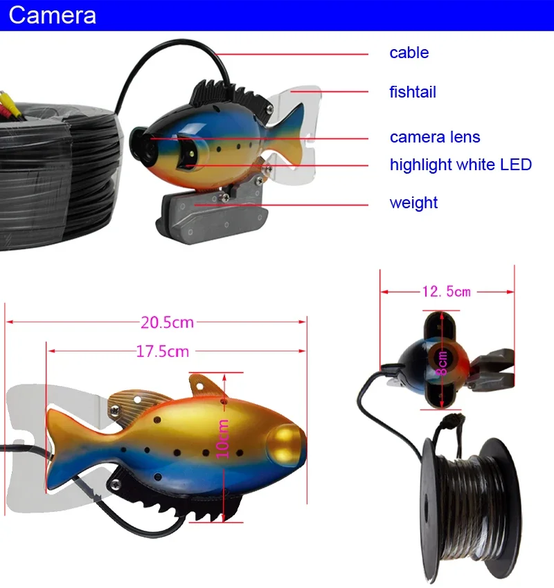 SY801 Full Waterproof Underwat - Fish Finder Portable avis et prix