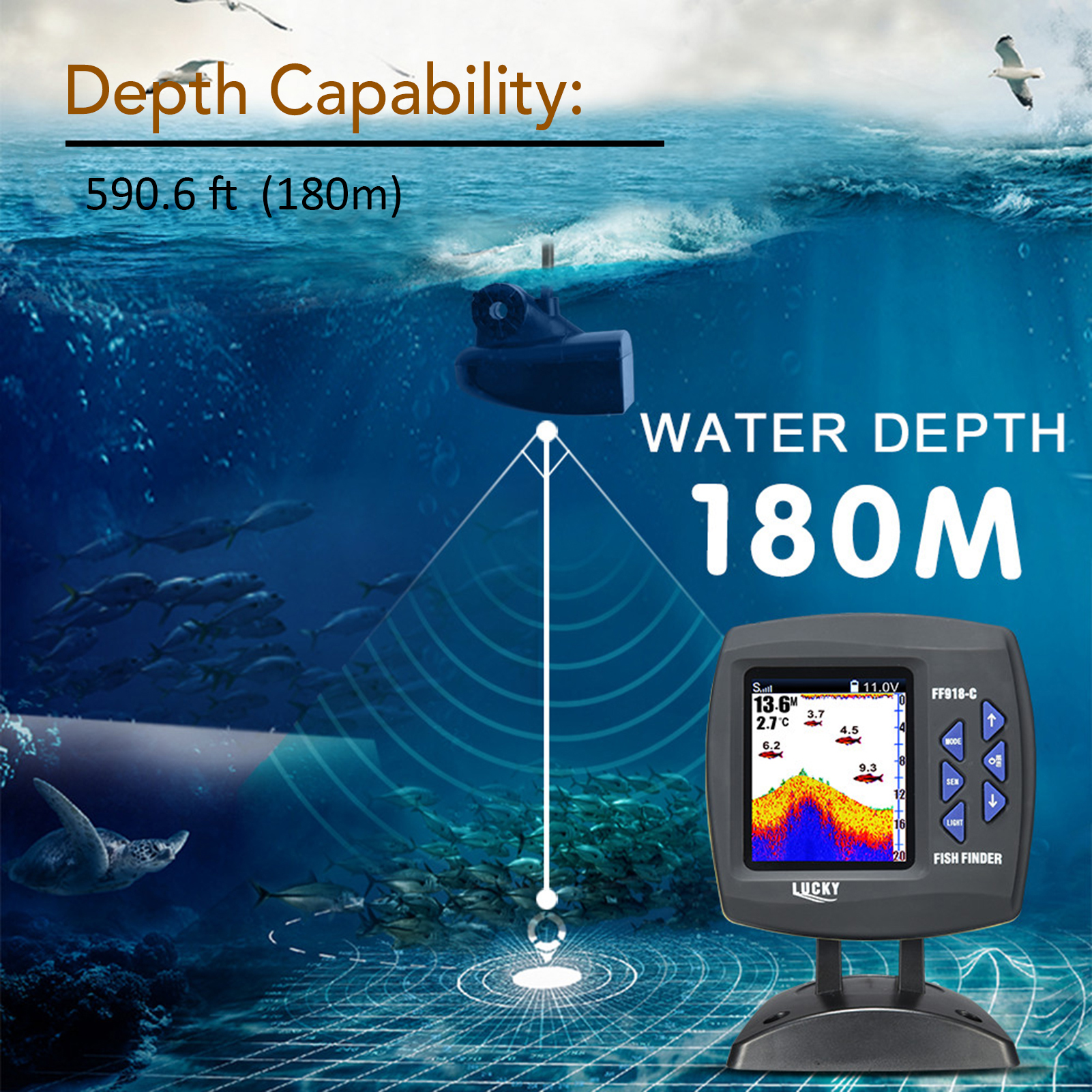 Portable Fish Finder Wireless  - Fish Finder Portable avis et prix