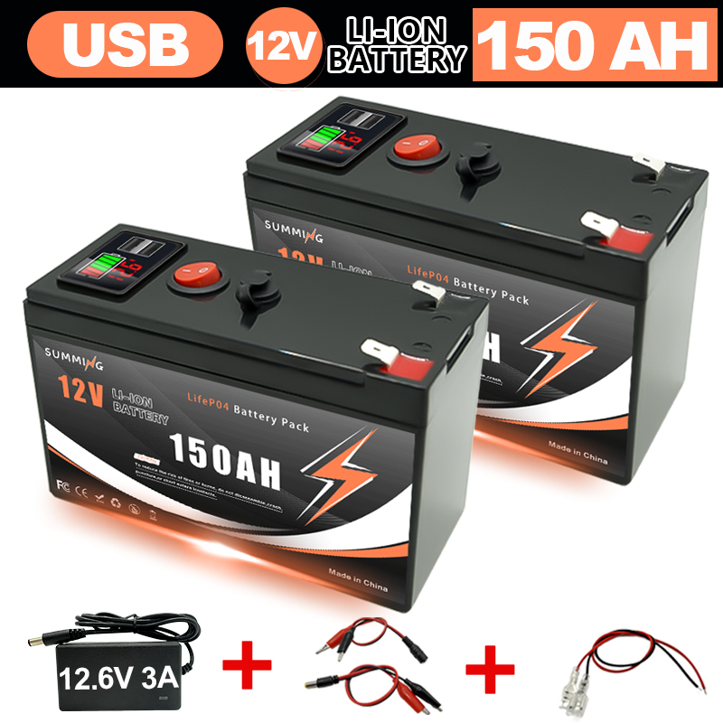 12V 150Ah Lithium  LiFeP04 Bat - Fish Finder Charger avis et prix