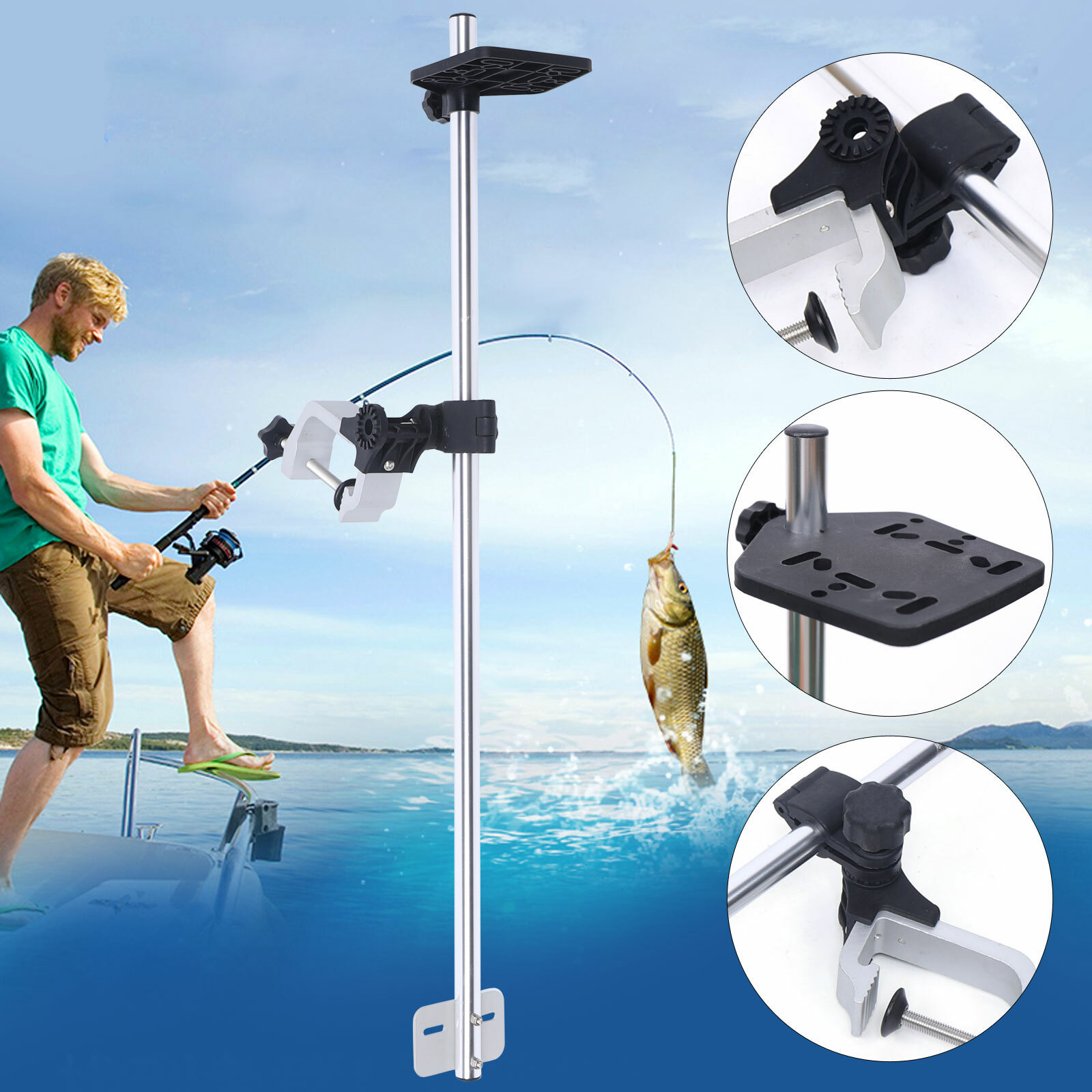 Portable 360° Adjustable Trans - Fish Finder Mount avis et prix