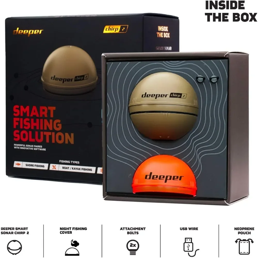 A  Chirp 2 Sonar Fish Finder - - Fish Finder Portable avis et prix