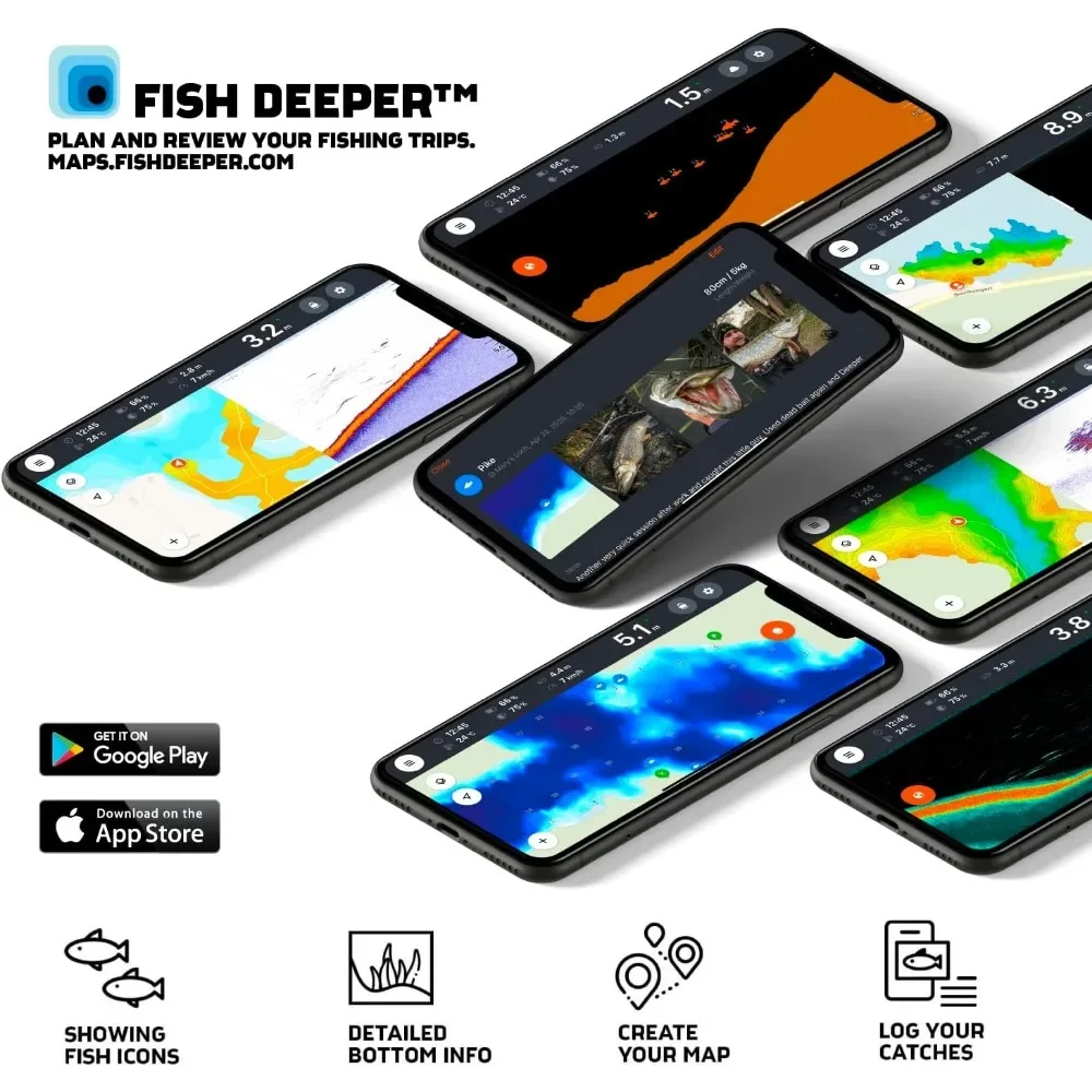 A  Chirp 2 Sonar Fish Finder - - Fish Finder Portable avis et prix