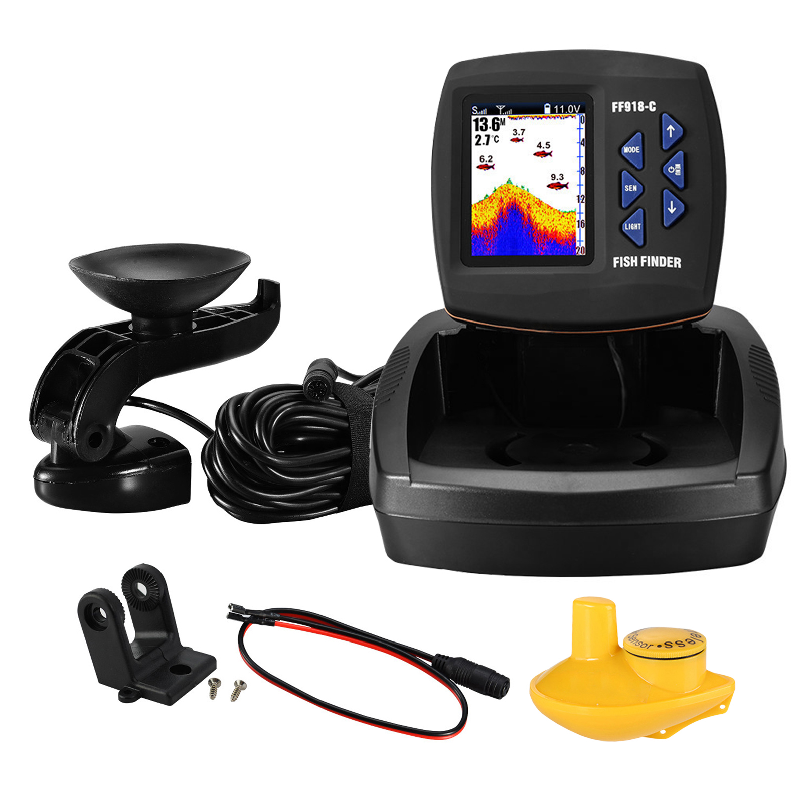 Fish Finder Wireless Sonar Sen - Fish Finder Transducer avis et prix