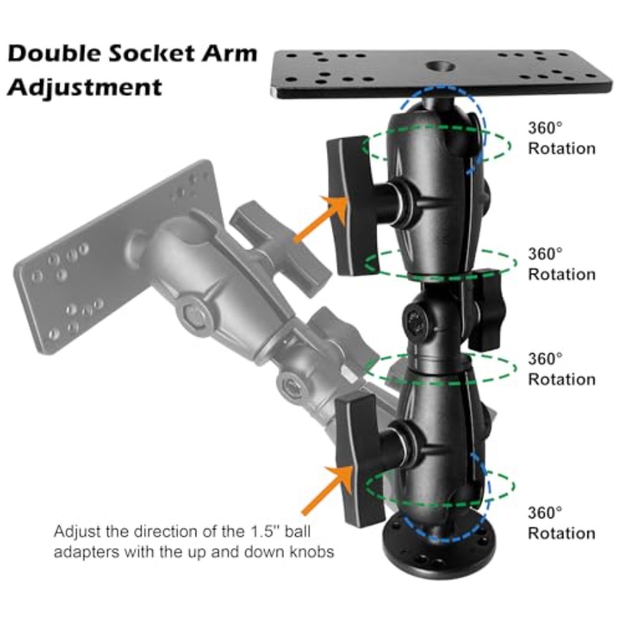 Boat/Kayak/Fishing Ball Fish F - Fish Finder Mount avis et prix