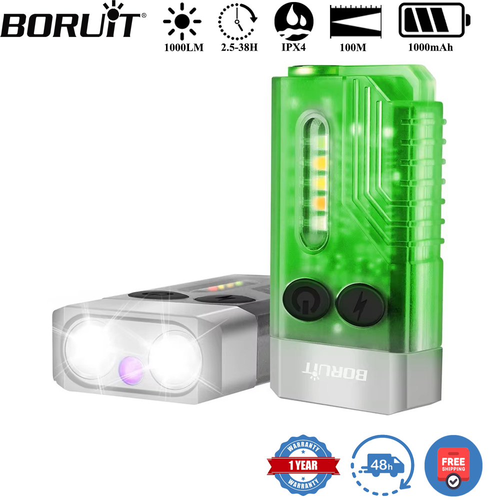 BORUiT V10 Keychain UV LED EDC - Fishing Light avis et prix