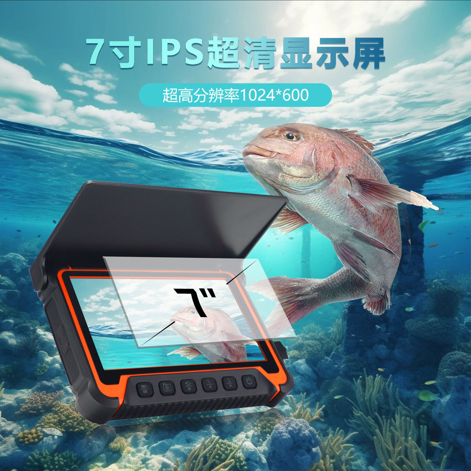 5Inch IPS Screen Underwater 15 - Fishing Camera avis et prix