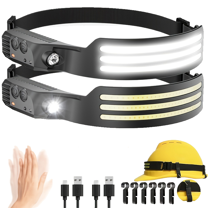 LED Sensor Headlamp USB Rechar - Fish Finder Battery avis et prix