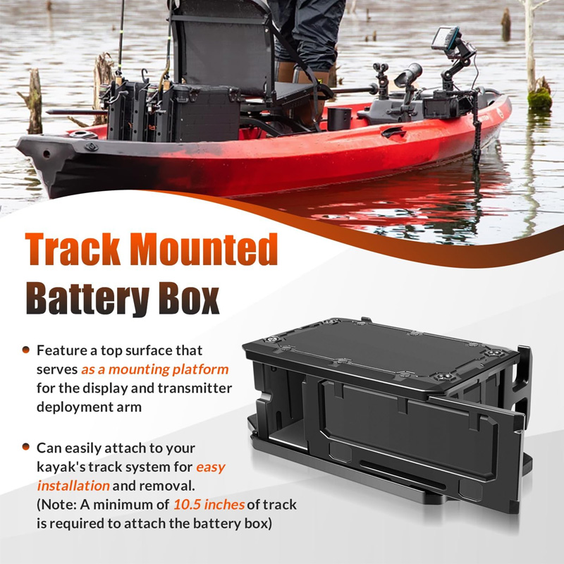 Track Mounted Battery Box for  - Fish Finder Battery avis et prix