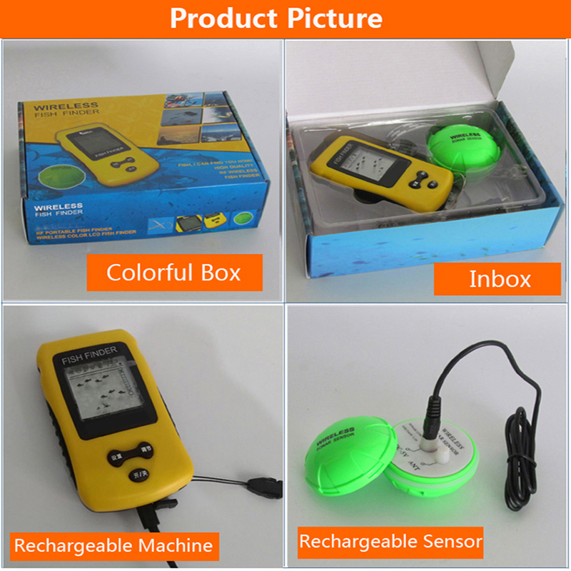 Brand New KDR Colorful Wireles - Fish Finder Transducer avis et prix