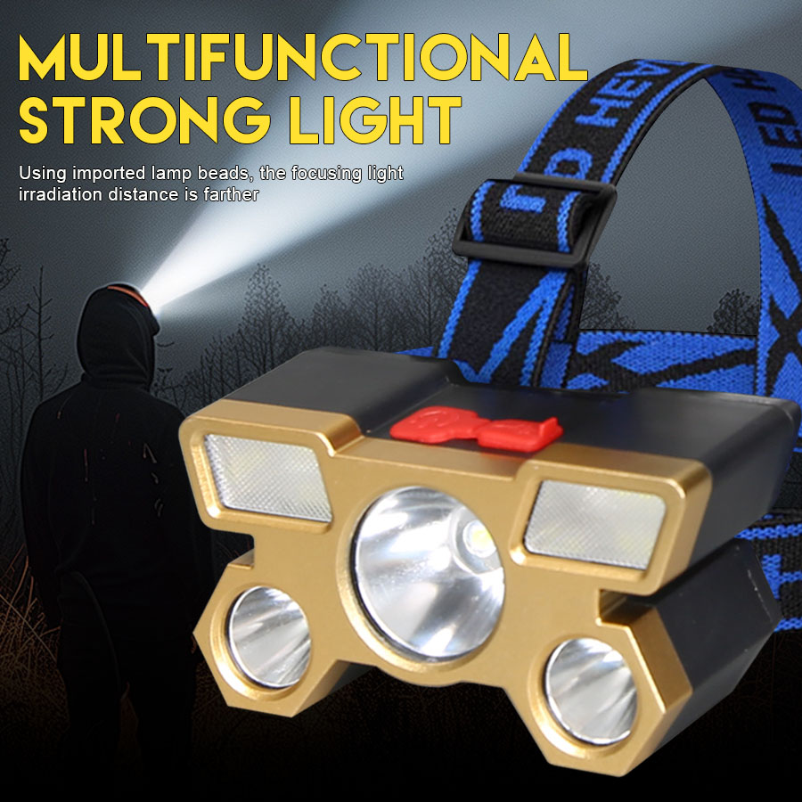 Rechargeable LED Headlamp 5 LE - Fishing Light avis et prix