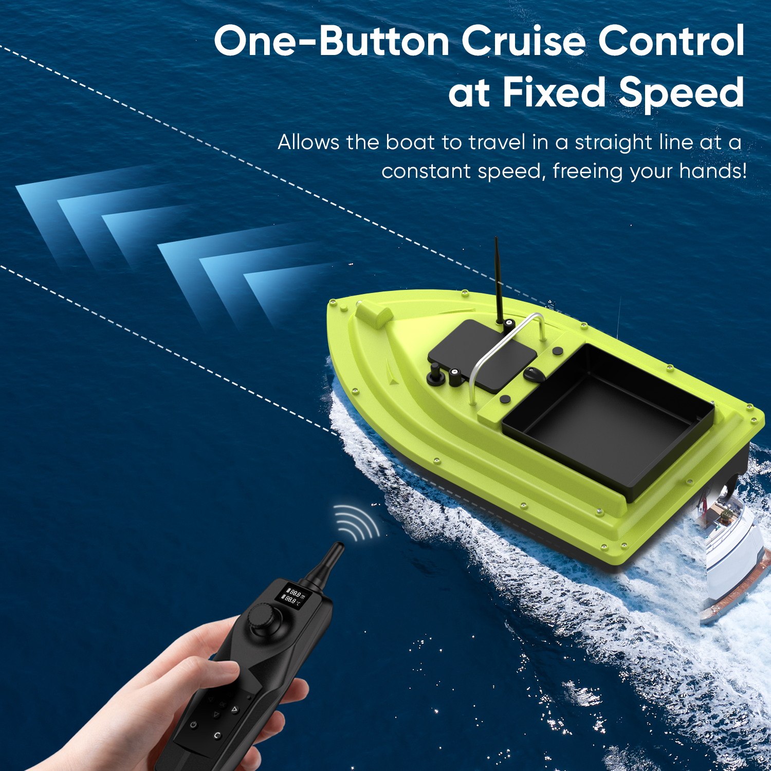 D36 RC Fishing Bait Boat with  - Fishing Depth Finder avis et prix