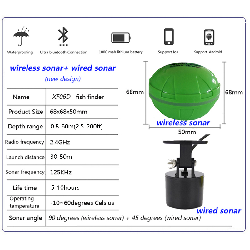 Portable Bluetooth Wireless So - Fish Finder Portable avis et prix